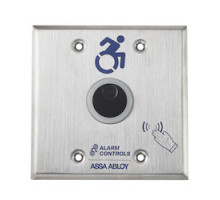ALARM CONTROLS  NTB-2A-BK               The Alarm Controls NTB Series is a battery powered No Touch Request to Exit Station that uses infrared sensors to reliably allow safe egress or to activate a device, with a simple hand presentation.