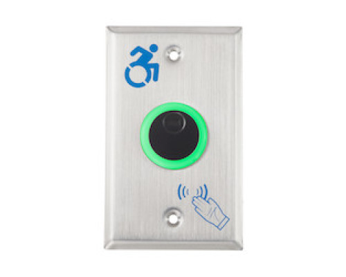 ALARM CONTROLS  NTB-1A               The Alarm Controls NTB Series is a battery powered No Touch Request to Exit Station that uses infrared sensors to reliably allow safe egress or to activate a device, with a simple hand presentation.