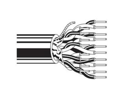 BELDEN  9327 0601000               Multi-Conductor - Audio, Control and Instrumentation Cable 54 22 AWG PVC Shield PVC Chrome