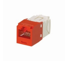 PANDUIT  CJ688TGRD               Mini-Com UTP RJ45 Cat 6 TG Jack Module Red
