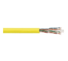 COMMSCOPE UNIPRISE SOLUTIONS UN874029514/10 CS37P YEL C6 4/23 U/UTP CPK 1KFT       CS37P ETL Verified Category 6 U/UTP Cable, plenum, yellow jacket, 4 pair count, 1000 ft 305 m length CommPak