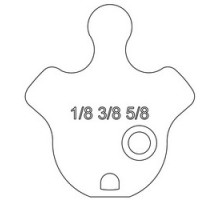 SCHLAGE ALLEGION BRAND  B520-734        Door Lock Cylinder Cam, For 1-1/8