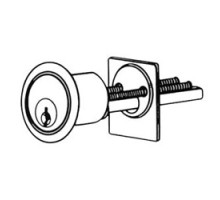 SCHLAGE ALLEGION BRAND  20-022-E 626        Door Lock Cylinder, Conventional, Horizontal Tail Piece, E Keyway, Satin Chrome