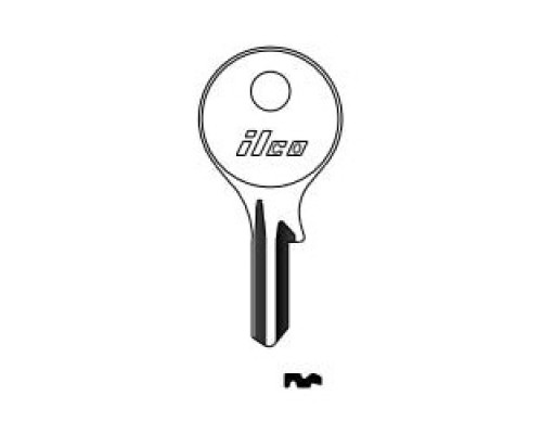 KABA ILCO CORP  DM31 NP A22  AA00000836              Cylinder Lock Key Blank, Steel, Nickel Plated, 23 Price Group, For Dom