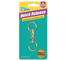 LUCKY LINE PRODUCTS INC  70501               70501             QUICK RELEASE KEY RING,BRASS 1/CD,UPC 85721705014