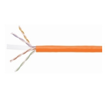COMMSCOPE SYSTIMAX SOLUTIONS  700210024  2071E ORG C6 4/23 U/UTP W1000              Copper Cable, GigaSPEED XL 2071E, Category 6, 23 AWG, 4 Pair, Unshielded, UTP, Solid Bare Copper Conductor, FEP/PVC, CMP, Plenum Cable, Orange Jacket, 100