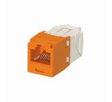 PANDUIT  CJ688TGOR               Mini-Com UTP RJ45 Cat 6 TG Jack Module Orange