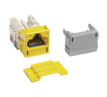 COMMSCOPE SYSTIMAX SOLUTIONS  760092387  MGS600-123              Category 6A Jack, GigaSPEED X10D MGS600 Series Information Outlet, Yellow