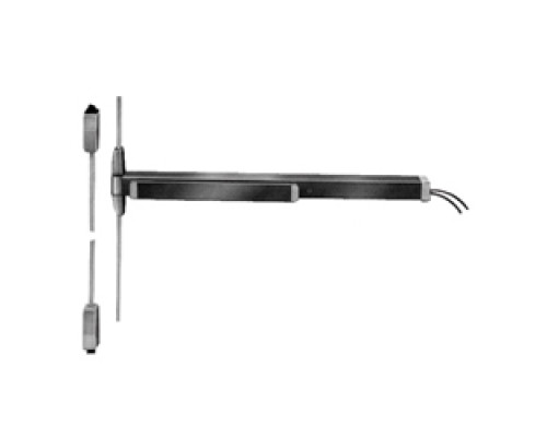 VON DUPRIN  EL3327A-EO US3 36X84               Electric Latch Retraction Rod Exit Device, Surface Mounted Vertical, Grooved Case, 36