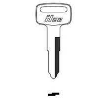 KABA ILCO CORP  YH47 NP A07  X119              Vehicle Key Blank, Brass, Nickel Plated, 7 Price Group, For Yamaha, Bombardier, Can-Am, Kawasaki, Polaris, Suzuki Motorcycle