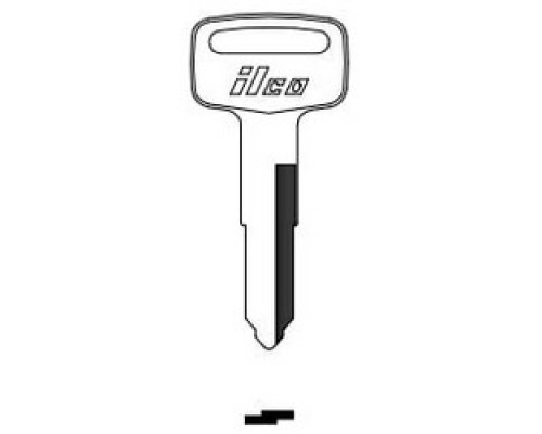 KABA ILCO CORP  YH47 NP A07  X119              Vehicle Key Blank, Brass, Nickel Plated, 7 Price Group, For Yamaha, Bombardier, Can-Am, Kawasaki, Polaris, Suzuki Motorcycle