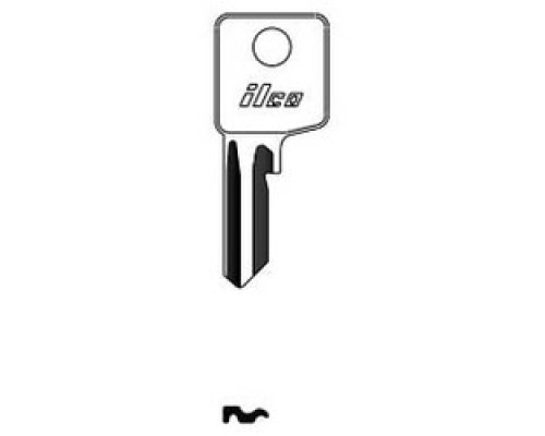 KABA ILCO CORP  DM21 NP A13               Cylinder Lock Key Blank, Brass, Nickel Plated, 13 Price Group, For Dom