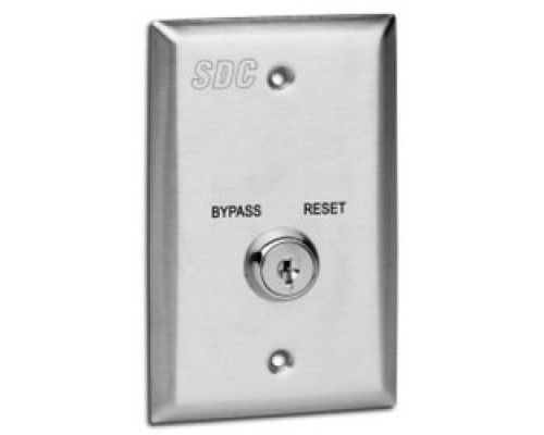 SECURITY DOOR CONTROLS  728RU               Delayed Egress Lock Key Switch, Reset/Bypass
