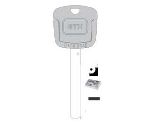 KABA ILCO CORP  EK3-SUB1 NS A92  IAX00003650              Vehicle Key, N, Electronic, Cloning Tool, Special Key Machine, Brass, Nickel Plated, 62 Price Group, For Subaru