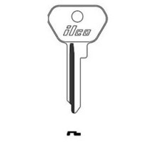 KABA ILCO CORP  NE9-SI ST A08               Vehicle Key Blank, Brass, Nickel Plated, 8 Price Group, For Volvo, Audi