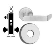 SCHLAGE ALLEGION BRAND  L9092LEU-RX 06B 605 12/24VDC        Door Mortise Lock, Keyed, Electrically Unlocking, 12/24 Volt DC, 2-1/2