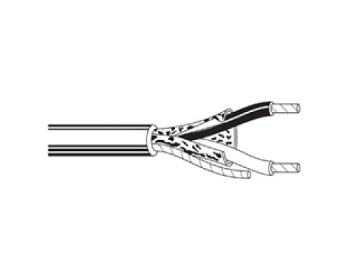 BELDEN  88760 0021000               Multi-Pair Cable, 1 Pair, 18 AWG, 19x30 Strands, Tinned Copper, Twisted Pair, FEP Insulation, FEP Jacket