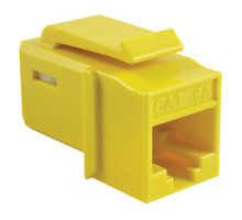 HELLERMANNTYTON  GSTJ6AU-YE               GST Category 6A UTP Modular Keystone Jack, Plenum Rated, Yellow, 1/bag