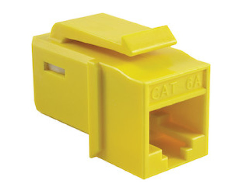 HELLERMANNTYTON  GSTJ6AU-YE               GST Category 6A UTP Modular Keystone Jack, Plenum Rated, Yellow, 1/bag