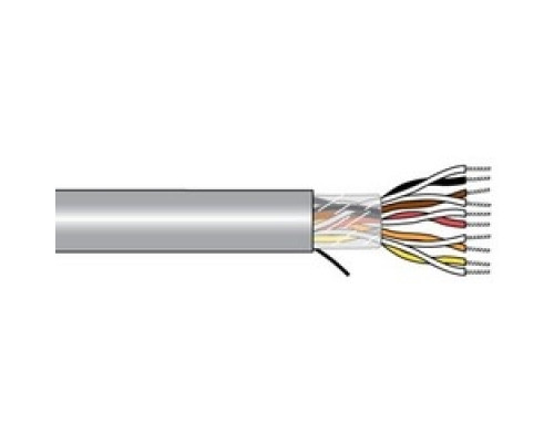 ALPHA WIRE  M13146 SL001               Manhattan-Electrical-Cables, Audio_Video, 6 Pair, 20 AWG, Aluminum Polyester Foil, 300 V, PVC Jacket, PE Insulation, 0.448 Jacket Diameter, 0.043 Jacket Thickness, 7/28 Stranding