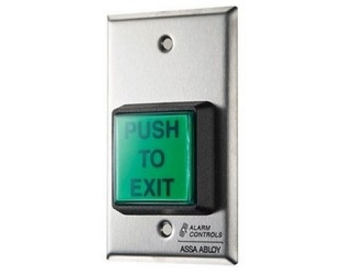 ALARM CONTROLS  TS-2-2T               Alarm Control Pushbutton, 1-Gang, Momentary, SPDT, 12/24 VAC/DC, 10A at 35 VDC Contact, 2 to 45 Second, 2