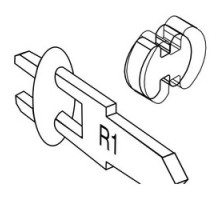 MARKS USA  HR1984               Interchangeable Core Tailpiece, Cylindrical, For Entrance/Vestibule/Institution/Storeroom/Electronically Locked/Unlocked