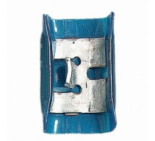 THOMAS & BETTS  RSK201               One-piece Grounding Connector, Shield Diameter Range 2.29mm-3.65mm, Color Blue, Copper, Tin Plated, Polyester Insulation