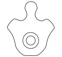 SCHLAGE ALLEGION BRAND  B520-360        Door Lock Cylinder Cam, For Corbin Russwin Cylinder