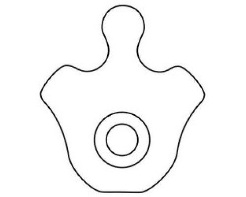 SCHLAGE ALLEGION BRAND  B520-360        Door Lock Cylinder Cam, For Corbin Russwin Cylinder