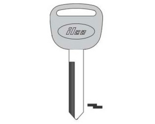 KABA ILCO CORP  1630-P NP A14  AA00019320              Vehicle Key Blank, Plastic Head, Natural Brass, 14 Price Group, For Sterling Truck