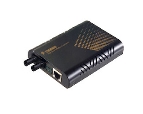 ETHERWAN SYSTEMS EL100T-20        Commercial  0C - 45C  Media Converter 1 10/100TX port to 1 100FX Fiber port. Shelf, Wall or Chassis Mount 100VAC - 260VAC Power Module Included.