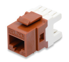 BELDEN  AX104182               CAT5E Modular Jack, RJ45, KeyConnect style, Orange