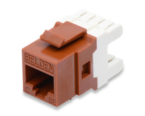 BELDEN  AX104183               CAT5E Modular Jack, RJ45, KeyConnect style, Red