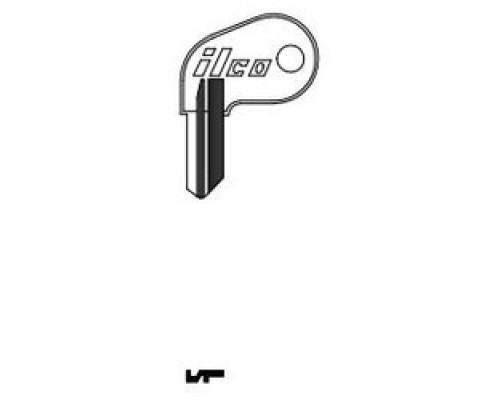 KABA ILCO CORP  OM10 NP A08  AA24896002              Vehicle Key Blank, Brass, Nickel Plated, 8 Price Group, For Evinrude Motor, Johnston Motor, OMC