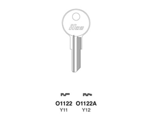 KABA ILCO CORP  Y11-BR BR A34  IAE00001150              Cylinder Lock Key Blank, Natural Brass, 34 Price Group, For Yale