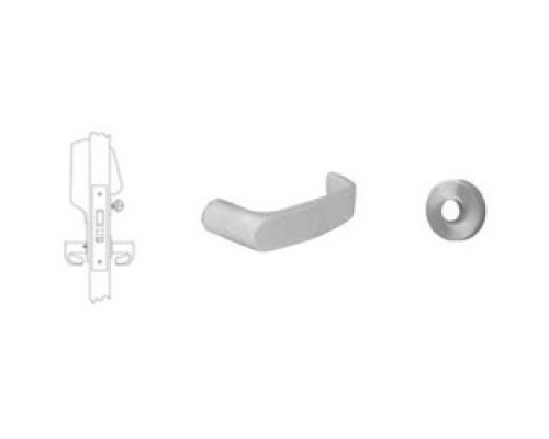 SARGENT  KP8278 LL 26D RH               Mortise Keypad Lock, Right Hand, Cylinder Override, L-Rose, L-Lever, Satin Chrome, Without Deadbolt