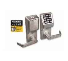 ALARM LOCK SYSTEMS INC  DL4100/26D               Door Lock, Digital, Standard Key Override, Non-Handed, 200 User Code, 1-5/8 to 1-7/8
