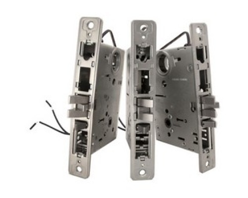 COMMAND ACCESS TECHNOLOGIES  MRC103EL CH 12V RH 626               Mortise Lock Chassis, Electrically Lock, Right Hand, Corbin Ruswin, 12 Volt AC/DC, 700 Milliampere, 8 Watt, Satin Chrome, With Faceplate, Strike, For Storeroom