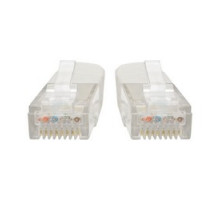 TRIPP LITE N200-100-WH        Premium Cat5/5e/6 Gigabit Molded Patch Cable, 24 AWG, 550 MHz/1 Gbps RJ45 M/M , White, 100 ft.