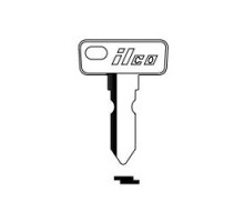 KABA ILCO CORP  CC1 NP A04               Cylinder Lock Key Blank, Brass, Nickel Plated, 4 Price Group, For Club Car