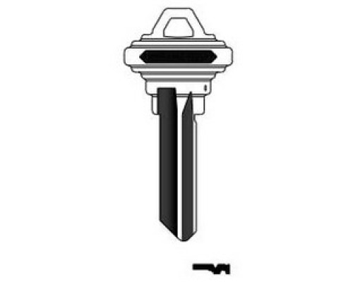 KABA ILCO CORP  101-EF-NS NS A30  IAR55253043              Key Blank, Look-Alike, 6-Pin, EF Keyway, Natural Nickel Silver, 5 Price Group, For Schlage