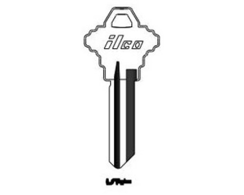 KABA ILCO CORP  SC1467 NS A55  AA44253153              Cylinder Lock Key Blank, 6-Pin, Natural Nickel Silver, 15 Price Group, For Schlage