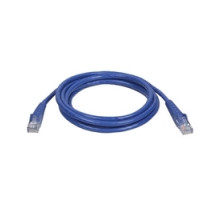 TRIPP LITE N001-007-BK        Cat5e 350MHz Snagless Molded Patch Cable RJ45 M/M - Black, 7-ft.