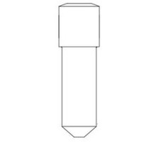 MUL-T-LOCK INC  PCY-MTPIN-PLG-3               Cylinder Keying Plug Pin, Internal, #3, Nickel Silver