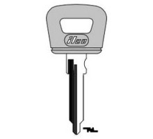 KABA ILCO CORP  PO5-P ST A13               Vehicle Key Blank, Plastic Head, Brass, Nickel Plated, 13 Price Group, For Porsche