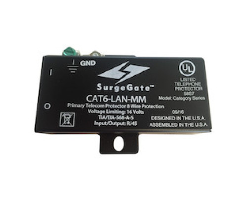 ITW LINX  CAT6-LAN-MM               SURGE PROTECTOR, 1GB RATED,  16V, RJ45 IN/OUT, POE