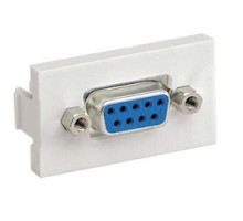 PANDUIT  IAPHD9CWH               INDUSTRIAL, WHITE, 9-PIN, FEMALE/FEMALE D-SUB COUPLER, IN 1/3-SIZE INSERT