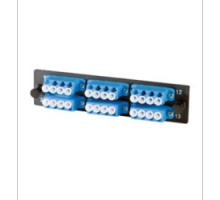 ORTRONICS OFP-LCQ24AC OR-OFP-LCQ24AC       6-LC Quad 24 fibers single-mode, blue adapters with ceramic alignment sleeves