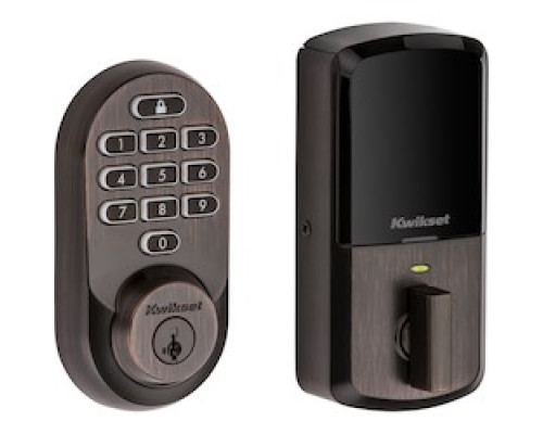KWIKSET  99380-002               HALO Keypad Wi-Fi Smart Lock in Venetian Bronze