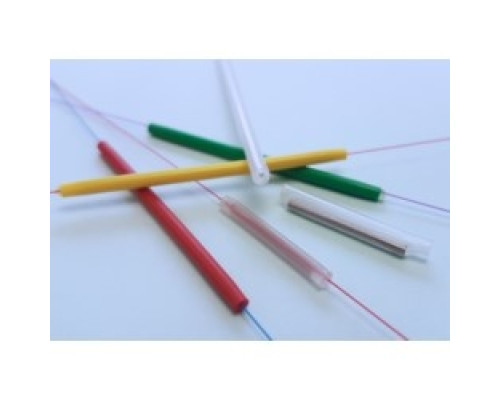 FINISHADAPT LTD PS-3A-X        Fusion Splice Protector Sleeve, 250/900 um Fiber Size, 2.4mm 0.094in After Shrinkage, 1.4mm 0.055in Supplier Internal Diameter, 60mm 2.362in Sleeve Length, 50 each per pack